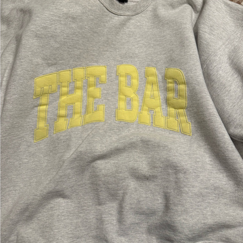 The Bar Gray and Yellow Sweatshirt